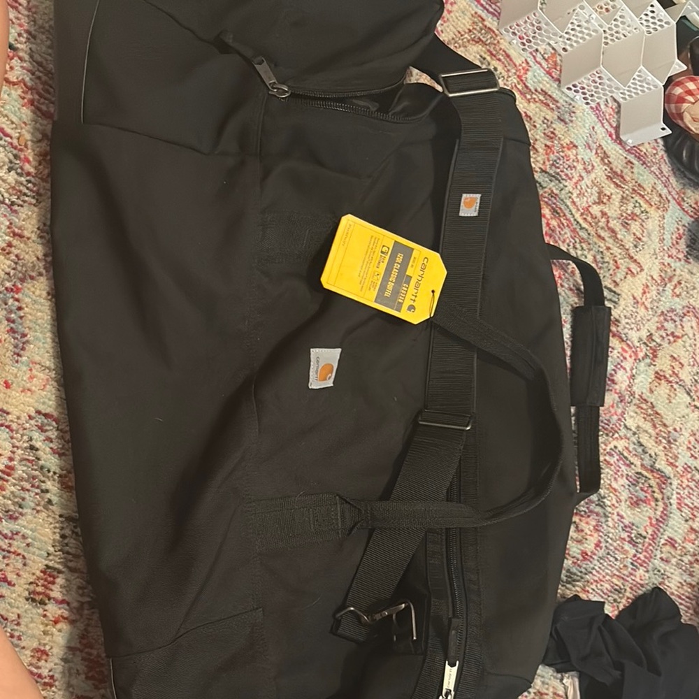 Carhartt Black Duffel Bag for Versatile Use